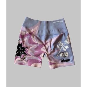 Civil Regime x Star Wars Manga Pow Kelly Seamless Shorts Women’s Small NWOT
